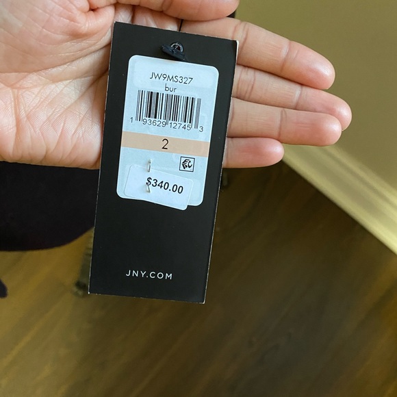 Jones New York Single-Breasted Notch-Collar Coat - Picture 4 of 5